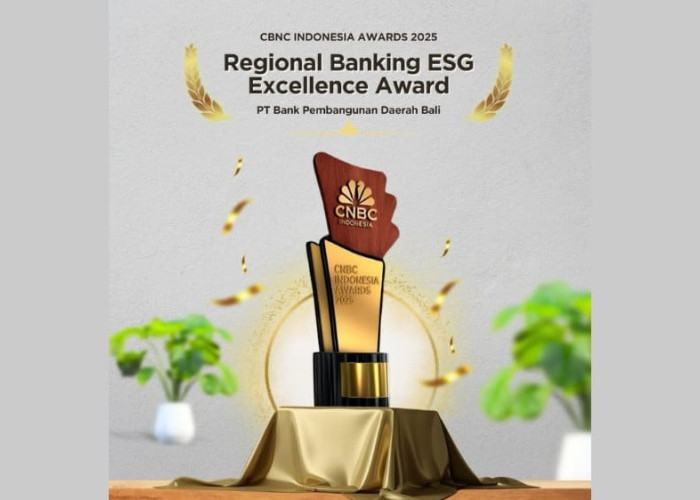 Konsisten Terapkan Prinsip Hijau, Bank BPD Bali Raih Regional Banking ESG Excellence Award CNBC Indonesia