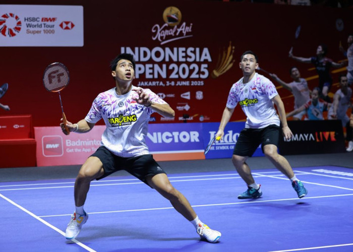 Joss! Sabar/Reza Melaju ke Final Indonesia Open 2025 Usai Menang Rubber Lawan Malaysia