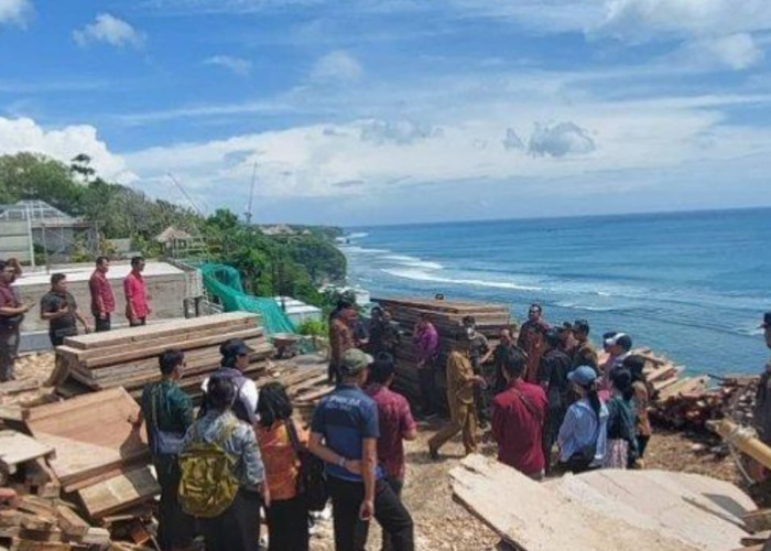 Pembongkaran Bangunan di Pantai Bingin Dianggap Tebang Pilih, Masyarakat Minta Pemprov Bali Adil