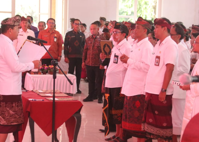 Bupati Buleleng Lantik 187 Pejabat, Tekankan Kinerja Profesional dan Pelayanan Publik Optimal