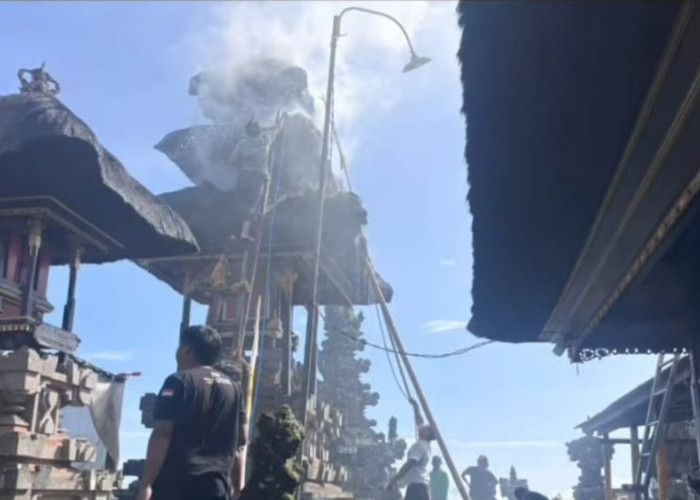 Kebakaran Landa Pura Puseh Kintamani Jumat Pagi, Kerugian Ditaksir Rp400 Juta