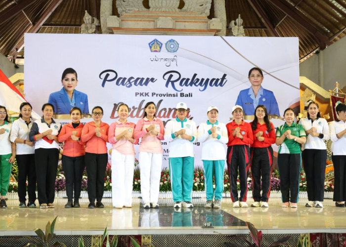 TP PKK Denpasar Hadiri Pasar Rakyat Bali, Dorong UMKM dan Aksi Berbagi untuk Masyarakat