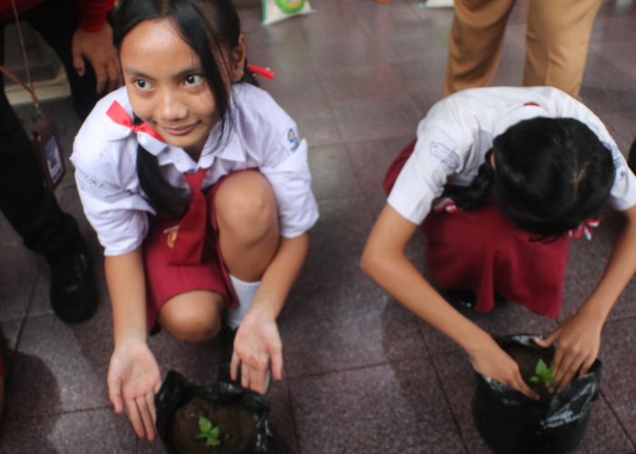 Program Ketahanan Pangan Berbasis Sekolah Digencarkan YSPN dan Pemkab Buleleng