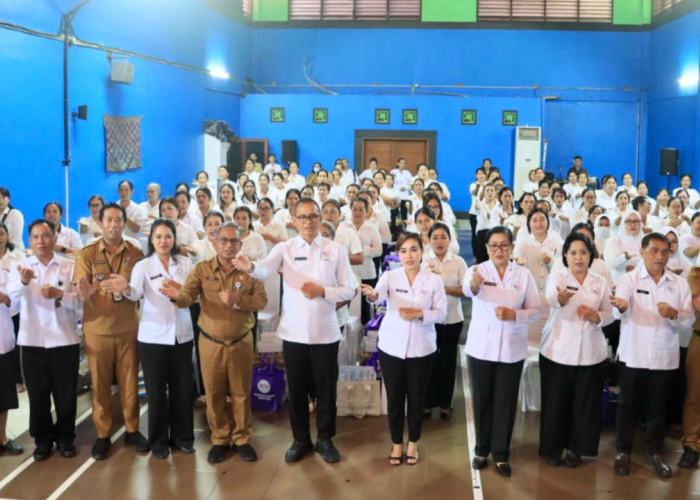 TP Posyandu Bali Gelar Aksi Sosial 'Membina dan Berbagi' di Denpasar