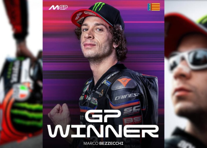 Marco Bezzecchi Rebut Kemenangan di Valencia Usai Balapan Penuh Insiden