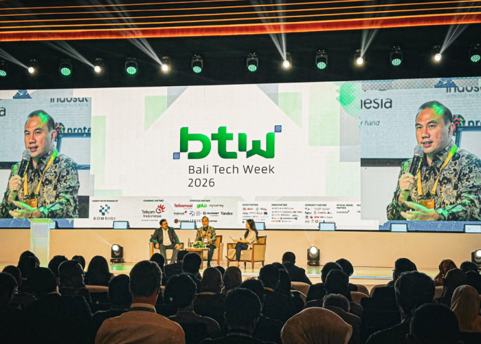 CEO GoTo dan Sekjen Komdigi Bahas Strategi Penguatan Ekonomi Digital di Bali Tech Week 2026