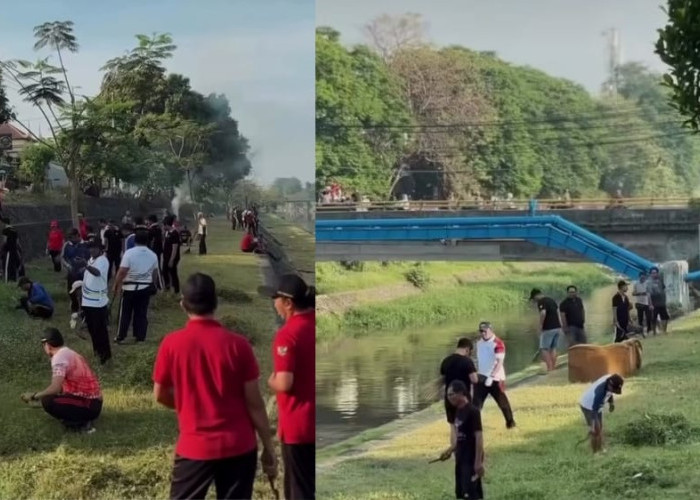 Peringati Tumpek Wariga, Denpasar Bersihkan Sungai dan Tanam Pohon di Taman Pancing