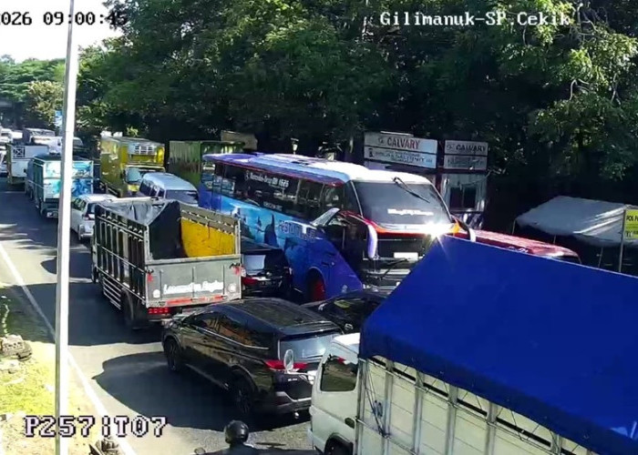 Polda Bali Hentikan Truk Besar, Antrean Mudik di Gilimanuk Mengular hingga 10 KM