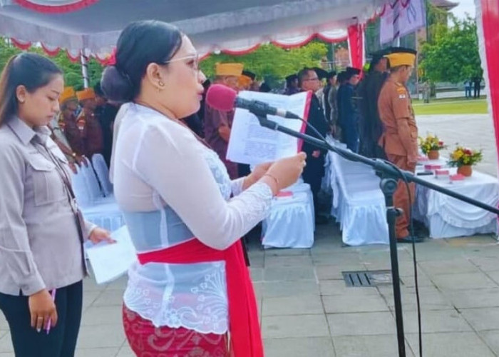 Upacara Serah Terima Pataka I Gusti Ngurah Rai Digelar di Bangli, Ribuan Peserta Ikuti Kirab Napak Tilas
