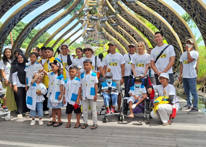 The Journey Hope, Senyum Semringah Anak-anak Pasien Kanker di Marine Safari Bali 