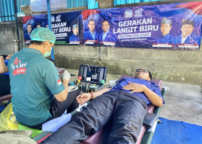 25 Tahun Partai Demokrat, DPD Bali Gelar Aksi Donor Darah