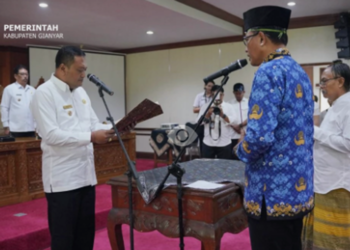 I Nyoman Tri Budi Artanto Dilantik sebagai Kepala Dinas Sosial Kabupaten Gianyar 