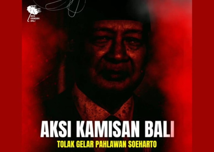 Masyarakat Bali Gelar Aksi Kamisan Tolak Pemberian Gelar Pahlawan untuk Soeharto
