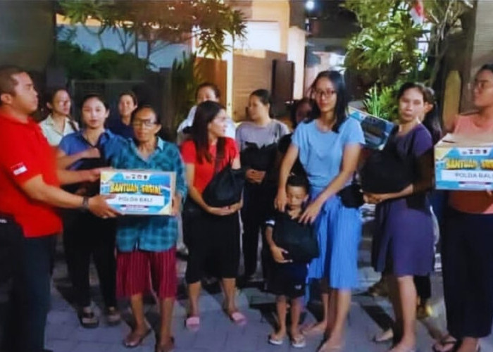 Program Minggu Kasih, Ditresnarkoba Polda Bali Ajak Warga Peguyangan Kangin Waspada Narkoba