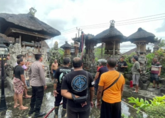 Ubud Dilanda Dua Kebakaran Sehari, Pelinggih Warga Terbakar Diduga Akibat Kembang Api