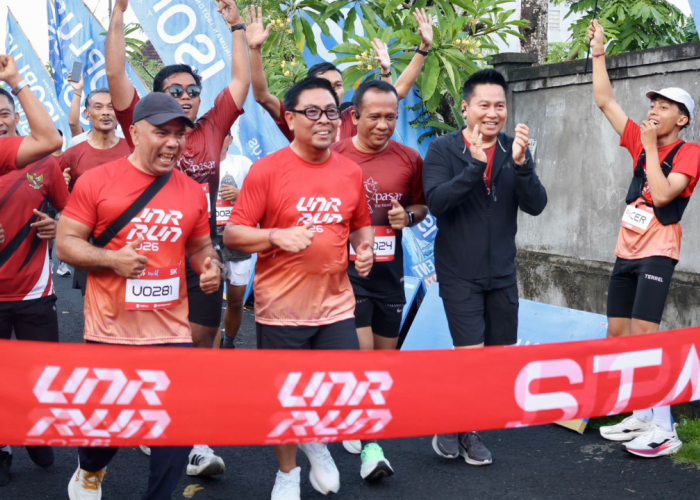 Arya Wibawa Lepas Ribuan Peserta UNR Run 2026 di Dies Natalis ke-47 Universitas Ngurah Rai