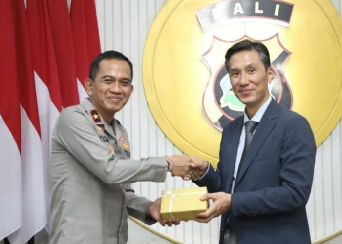Wakapolda Bali Terima Kunjungan Kehormatan Atase Polisi Korea Selatan