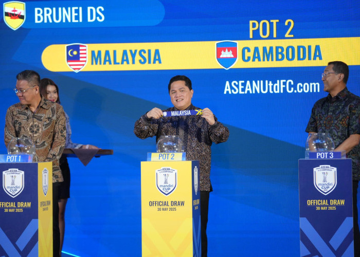 Hasil Drawing ASEAN U-23 Championship 2025, Erick Thohir: Sudah Kangen Kita Ketemu Malaysia