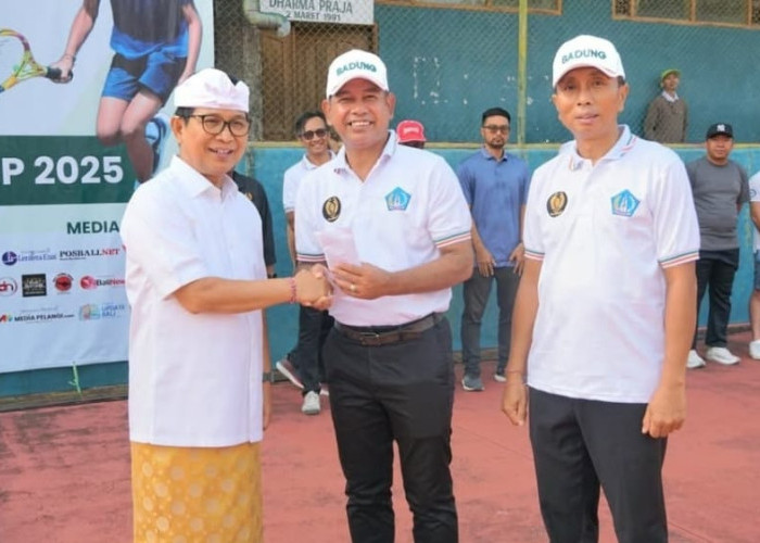 Bupati Adi Arnawa Buka Turnamen Tenis Junior Terbuka Bupati Badung Cup 2025