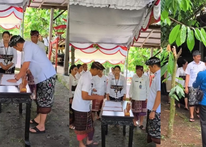 Awali 2026, Pemkab Jembrana Lantik Puluhan Pejabat di Kebun Kakao Warga