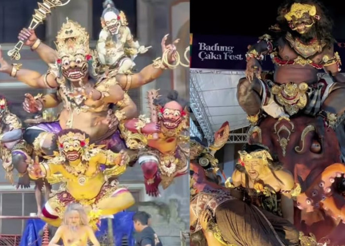 Parade Ogoh-Ogoh Meriahkan Hari Pertama Badung Caka Fest 2026 di Puspem Badung