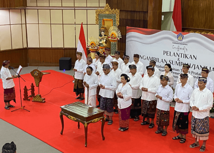 Gubernur Wayan Koster Rotasi 21 Pejabat Eselon II Pemprov Bali, Berikut Daftar Nama dan Jabatan Baru