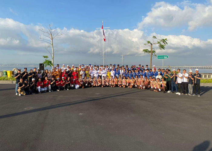 Sinergi Kebangsaan: Lanal Denpasar Bersama 13 Organisasi Tionghoa Gelar Upacara Peringatan HUT ke-80 RI