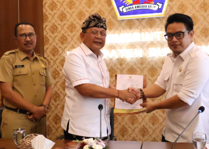 Bupati Sutjidra Sambut Pemeriksaan Kinerja Pendahuluan Penyelenggaraan Data Pokok Pendidikan TA 2024–2025