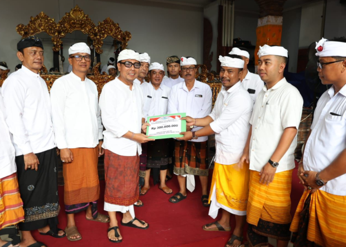 Wawali Arya Wibawa Hadiri Puncak Karya di Banjar Binoh Kelod: Wujud Sraddha Bhakti dan Persatuan Umat