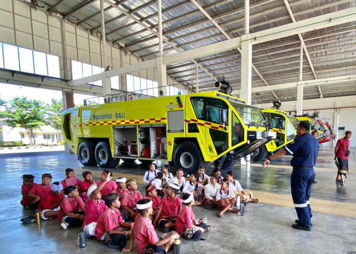 Peringati Hari Anak Nasional 2026, Anak-anak Tuban Belajar Keselamatan Penerbangan di Bandara Ngurah Rai