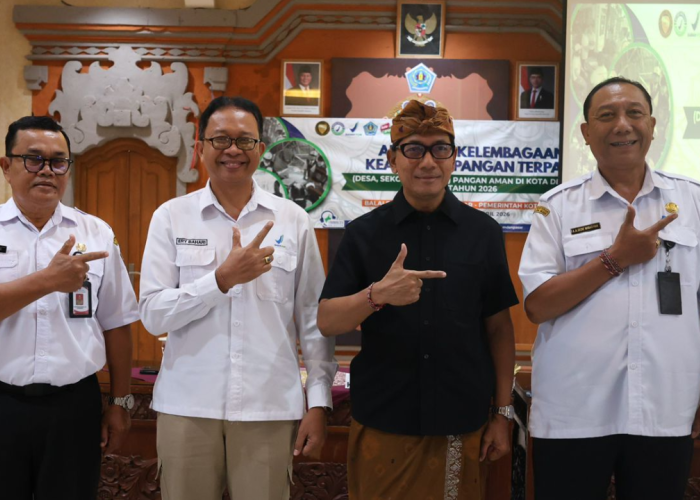Pemkot Denpasar Perkuat Keamanan Pangan Lewat Kolaborasi Desa, Sekolah, dan Pasar