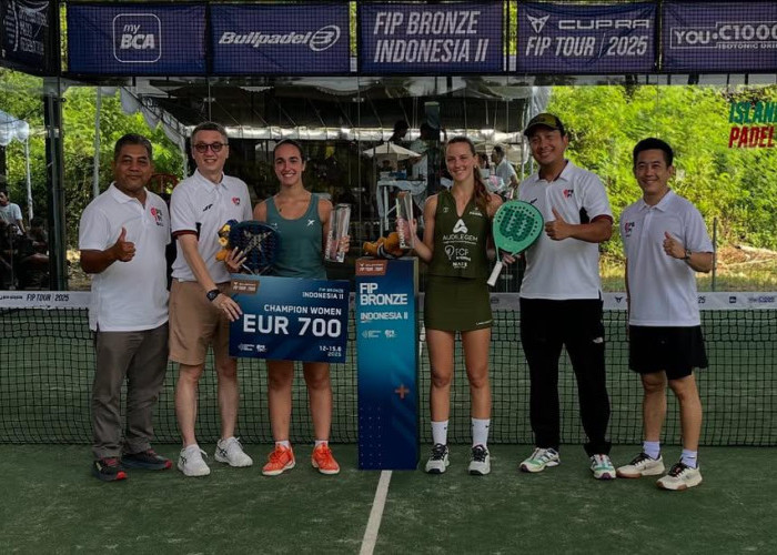 Turnamen Padel Internasional 2025 Sukses Digelar, Bali Sabet Gelar Juara di Ganda Putri