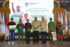 Dilantik Jadi Ketua HKTI Bali, De Gadjah Siap Dukung Kedaulatan Pangan