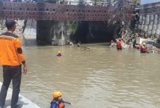 Memancing Semalaman, Seorang Pria Diduga Terseret Arus Sungai Tukad Badung