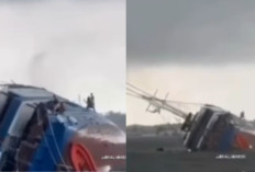 Diterjang Cuaca Buruk, Kapal Pinisi di Bali Tenggelam Semua Penumpang Dievakuasi