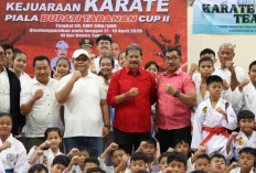 Wabup I Made Dirga Buka Kejuaraan Karate Bupati Tabanan Cup II 2026