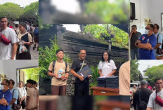 Antusias Ayah Ambil Rapor di SMPN 1 Tabanan Tembus 90 Persen