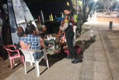 Polsek Kuta Gelar Patroli Blue Light, Sisir Titik Rawan Kriminalitas di Kuta